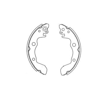 Sada brzdových čelistí KAVO PARTS KBS-3913