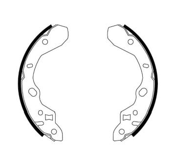 Sada brzdových čeľustí KAVO PARTS KBS-5413