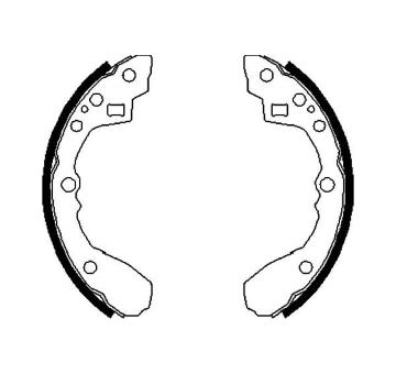 Sada brzdových čeľustí KAVO PARTS KBS-5416