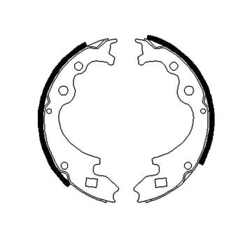 Sada brzdových čeľustí KAVO PARTS KBS-5417