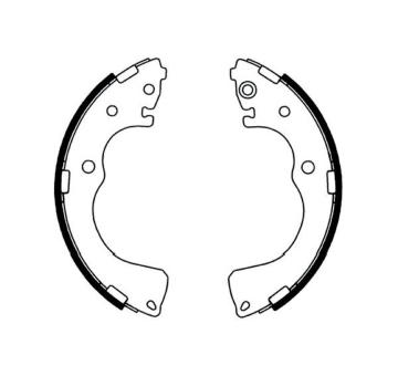 Sada brzdových čeľustí KAVO PARTS KBS-5424