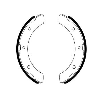 Sada brzdových čeľustí KAVO PARTS KBS-6422