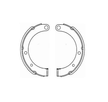 Sada brzdových čelistí KAVO PARTS KBS-6423