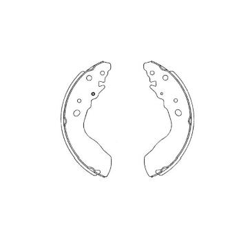 Sada brzdových čeľustí KAVO PARTS KBS-8913