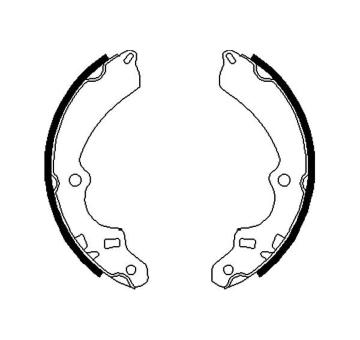 Sada brzdových čeľustí KAVO PARTS KBS-8918