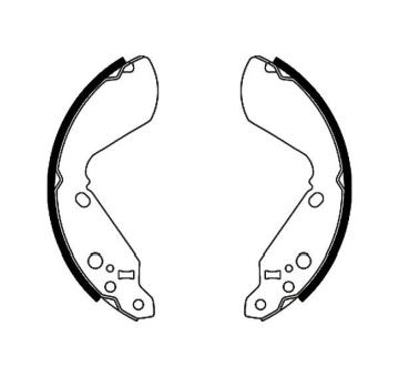 Sada brzdových čeľustí KAVO PARTS KBS-8919