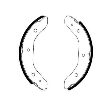 Sada brzdových čeľustí KAVO PARTS KBS-9929