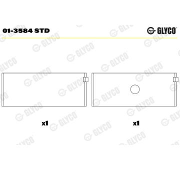 ojnicni lozisko GLYCO 01-3584 STD