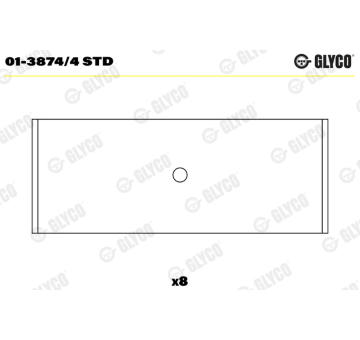 ojnicni lozisko GLYCO 01-3874/4 STD