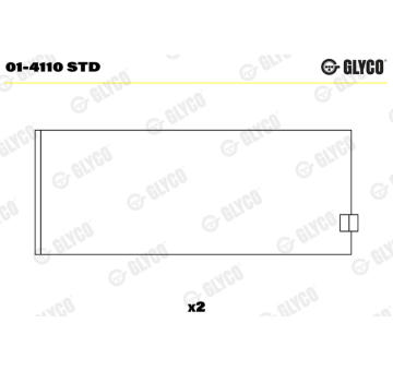 ojnicni lozisko GLYCO 01-4110 STD