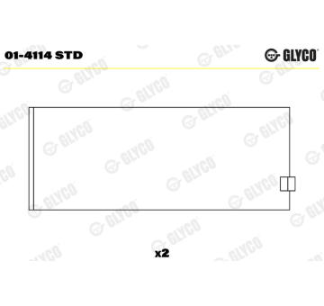 ojnicni lozisko GLYCO 01-4114 STD