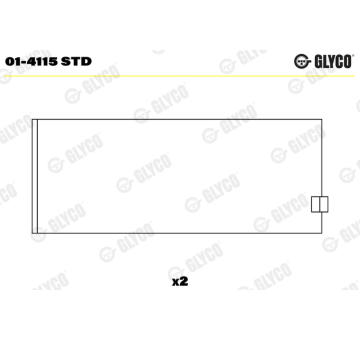 ojnicni lozisko GLYCO 01-4115 STD