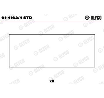 Ojniční ložisko GLYCO 01-4162/4 STD