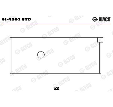 ojnicni lozisko GLYCO 01-4203 STD