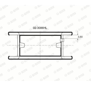 Ložisko GLYCO 02-3086HL