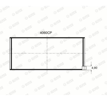 Ložisko GLYCO 4060CP