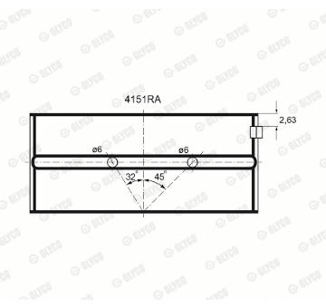 Ložisko GLYCO 4151RA