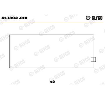 ojnicni lozisko GLYCO 51-1302 .010