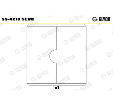 Loziskove pouzdro, ojnice GLYCO 55-4210 SEMI
