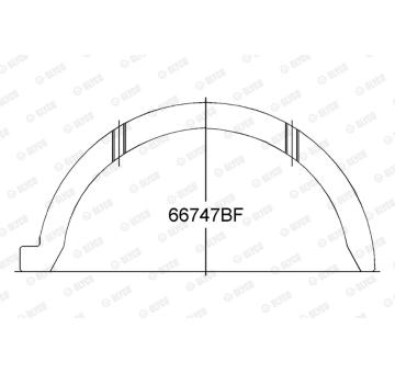 Ložisko GLYCO 66747BF