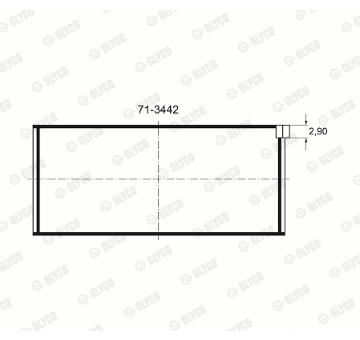 Ložisko GLYCO 71-3442