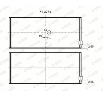 Ložisko GLYCO 71-3764