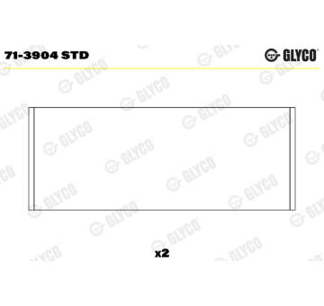 ojnicni lozisko GLYCO 71-3904 STD