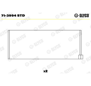 ojnicni lozisko GLYCO 71-3994 STD