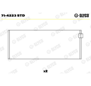 ojnicni lozisko GLYCO 71-4223 STD