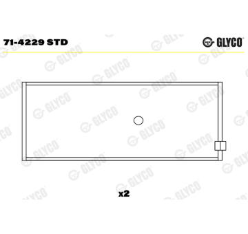 ojnicni lozisko GLYCO 71-4229 STD