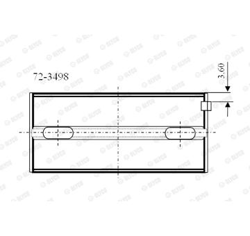 Ložisko GLYCO 72-3498