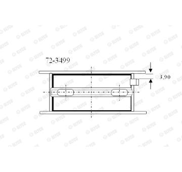 Ložisko GLYCO 72-3499H