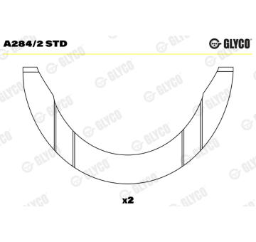 Distanční kotouč, kliková hřídel GLYCO A284/2 STD