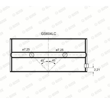 Ložisko GLYCO GS604LC