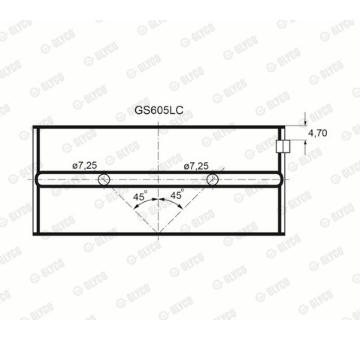 Ložisko GLYCO GS605LC