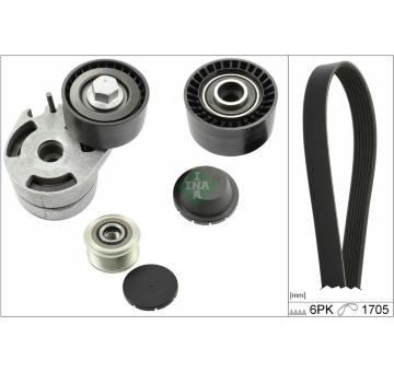 Sada žebrovaných klínových řemenů Schaeffler INA 529 0012 22
