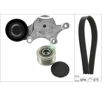 Sada žebrovaných klínových řemenů Schaeffler INA 529 0261 21