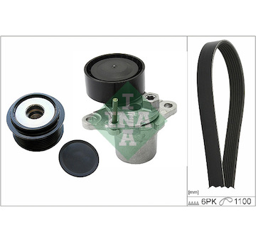 Sada žebrovaných klínových řemenů INA 529 0269 10