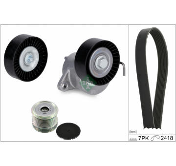 Sada žebrovaných klínových řemenů Schaeffler INA 529 0334 20