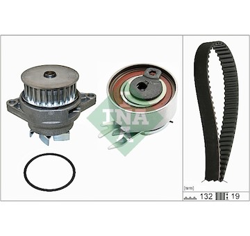Vodní pumpa + sada ozubeného řemene INA 530 0165 30