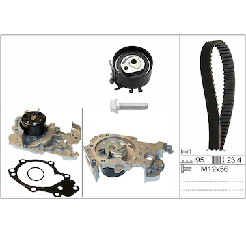 Vodni pumpa + sada ozubeneho remene Schaeffler INA 530 0195 30