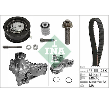 Vodní pumpa + sada ozubeného řemene INA 530 0377 32