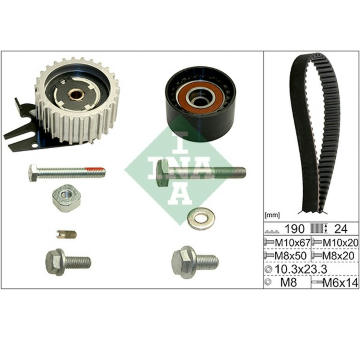 ozubení,sada rozvodového řemene Schaeffler INA 530 0624 10