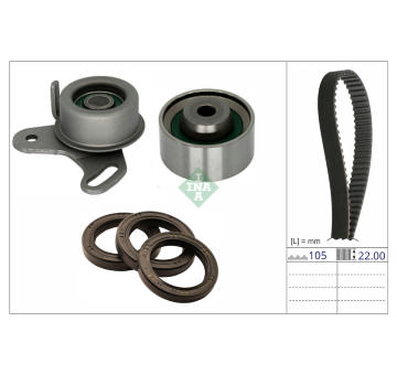 Sada ozubeného remeňa Schaeffler INA 530 0866 10