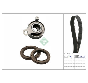 Sada ozubeného remeňa Schaeffler INA 530 0875 10