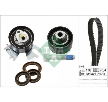 Sada ozubeného remeňa Schaeffler INA 530 0876 10