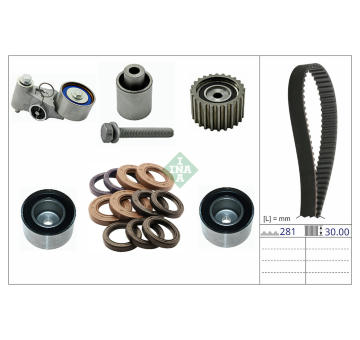Sada ozubeného remeňa Schaeffler INA 530 0878 10
