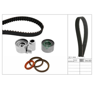 Sada ozubeného remeňa Schaeffler INA 530 0883 10