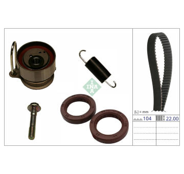 Sada ozubeného remeňa Schaeffler INA 530 0899 10