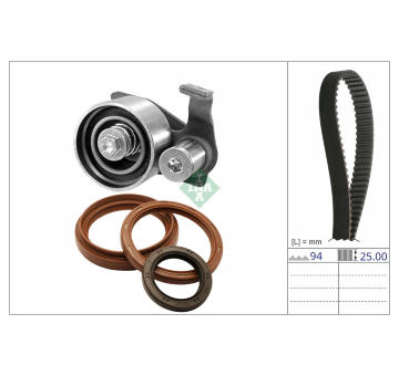 Sada ozubeného remeňa Schaeffler INA 530 0908 10